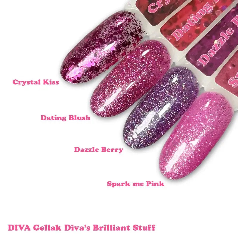 DIVA Gellak Diva's Brilliant Stuff Collection 4x 6 ml #