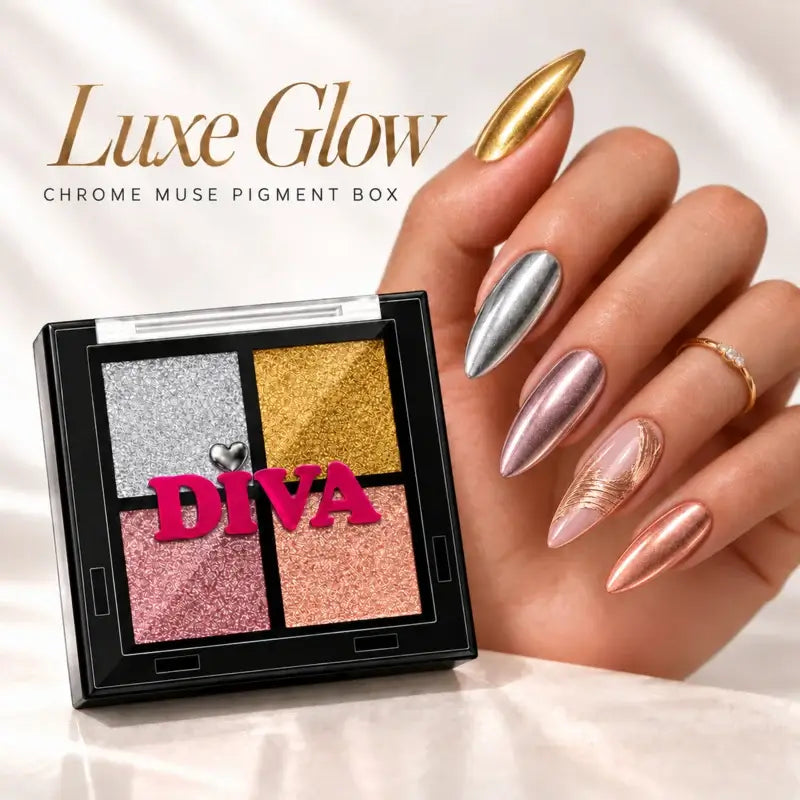 DIVA Luxe Glow Pigment Box No. 1   4 Kleuren
