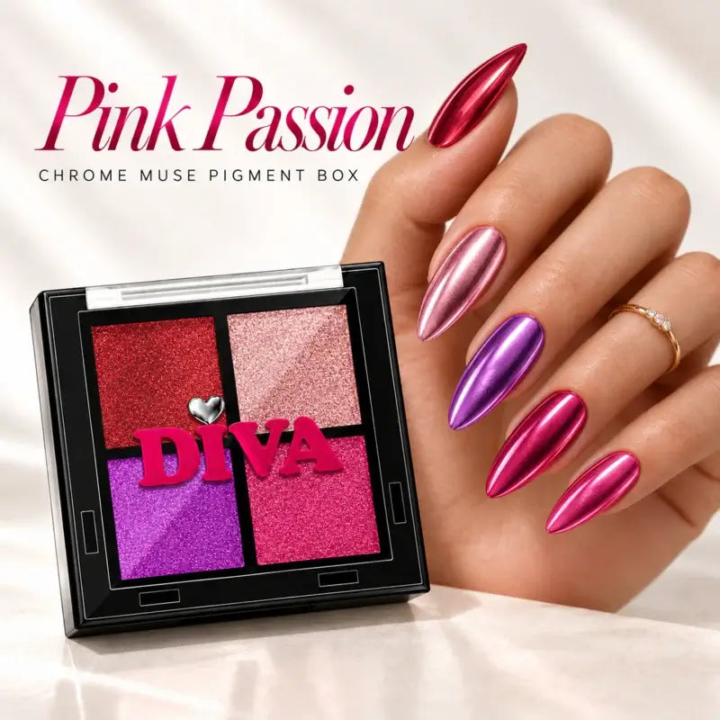 DIVA Pink Passion Pigment Box No. 4 - 4 Kleuren