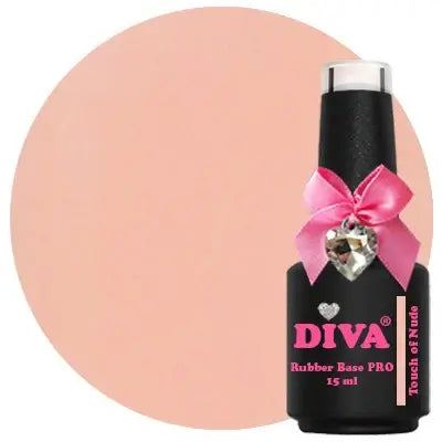 DIVA Rubber Basecoat Touch of Nude 15 ml PRO