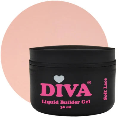 DIVA Liquid Builder Gel Collection 6x 30 ml - met gratis Colorpop Stickers en Fineliner