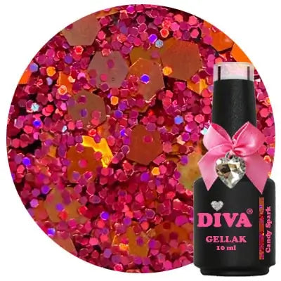 DIVA Gellak Diva's Flame of Passion Collection 5x 10 ml # - met gratis Colorpop Stickers