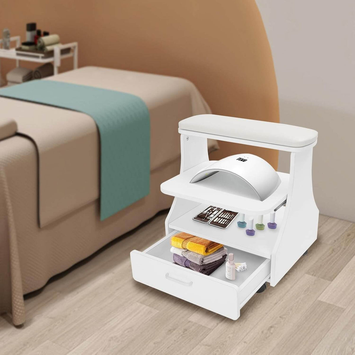 pedicure trolley zwart