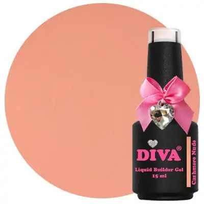 DIVA Liquid Builder Gel Collection 6x 15 ml - met gratis Colorpop Stickers en Fineliner