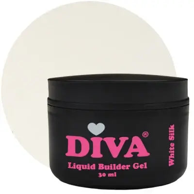 DIVA Liquid Builder Gel White Silk 30 ml