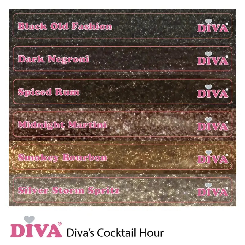 DIVA Gellak Diva's Cocktail Hour Collection 6x 10 ml # - met gratis Colorpop Stickers