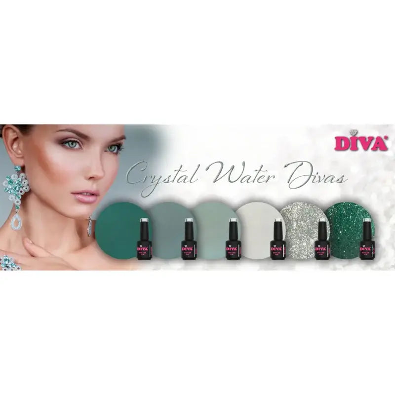 DIVA Gellak Crystal Water Divas Collection 6x 6 ml #