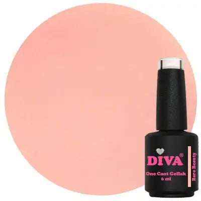 DIVA One Coat Gellak Bare Bloom Palette Collection 6x 6 ml