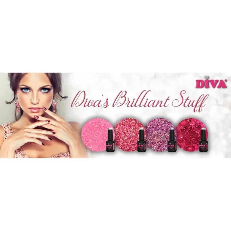 DIVA Gellak Diva's Brilliant Stuff Collection 4x 6 ml #