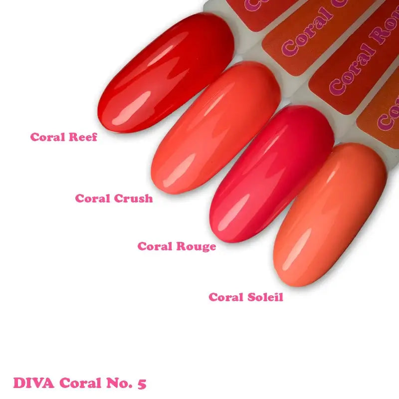 DIVA Gellak Coral Rouge 10 ml #