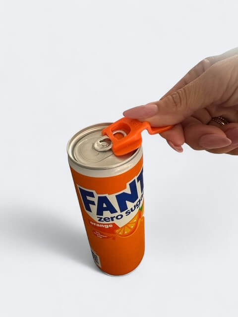 Blikjes openers 6 st incl 6 organza zakjes.