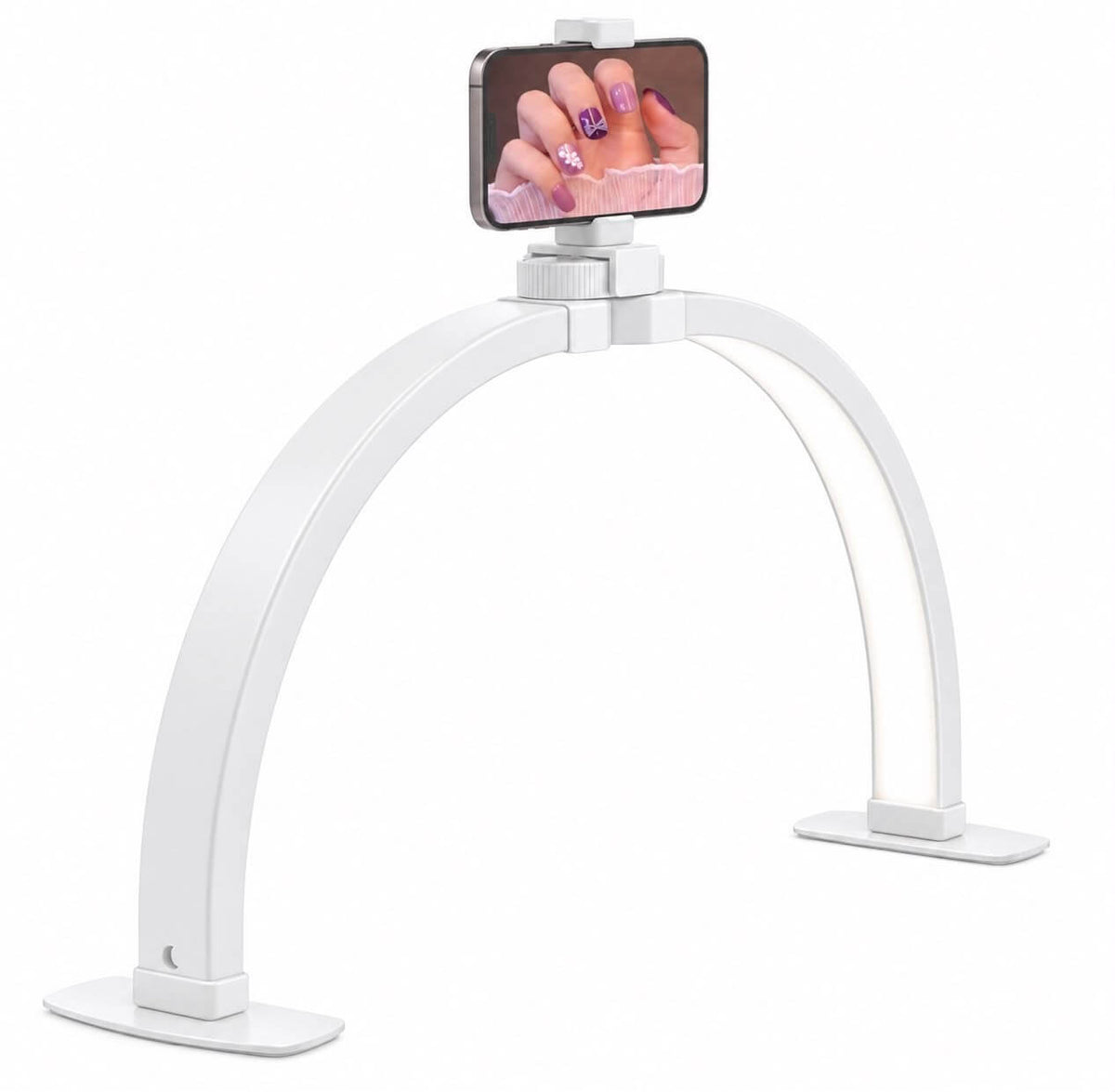 half moon lamp  Wit -vouwbaar met telefoon standaard