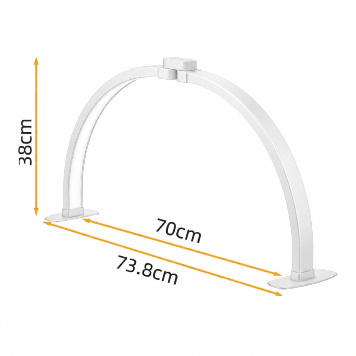 half moon lamp  Wit -vouwbaar met telefoon standaard