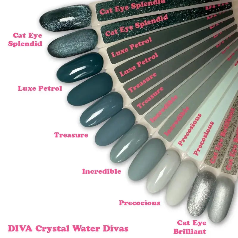 DIVA Gellak Crystal Water Divas Collection 6x 6 ml #