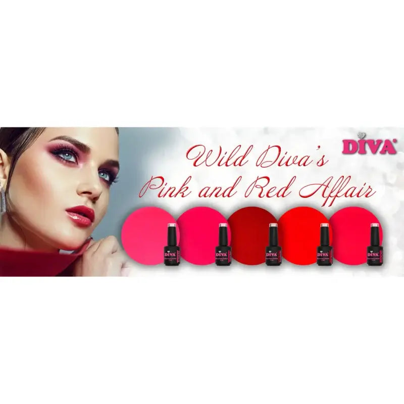 DIVA One Coat Gellak Fuchsia Flame 6 ml