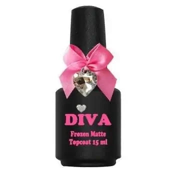 Diva Frozen Matte Topcoat - No Wipe 15 ml