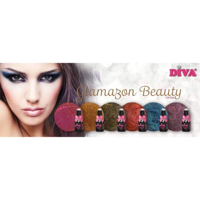 DIVA Gellak Cat Eye Glamours Gem 10 ml #F