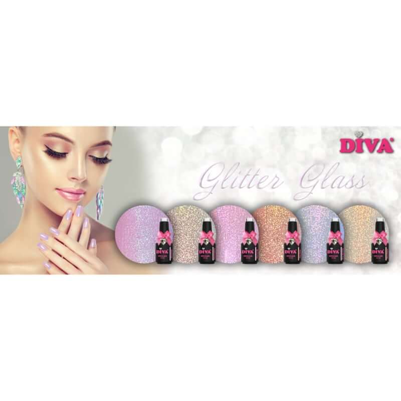 Diva Gellak (Glitter Glass Collection) 6x 10 ml