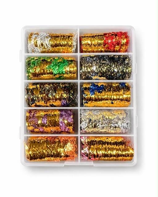 Inlay Multi Lace box -10 rollen color/ goud/silver