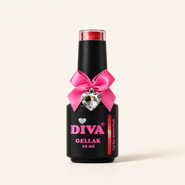 DIVA Gellak Cat Eye Scarlet Rush 10 ml