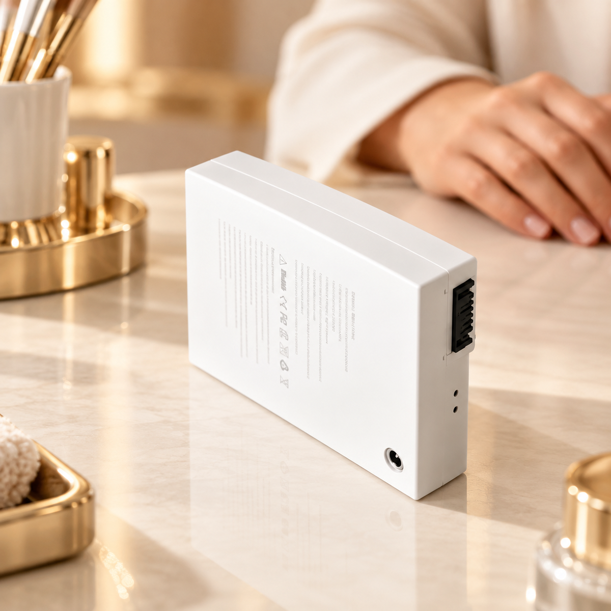 Sfeerbeeld in de salon — Accu voor DIVA Diamond & Glamour Dual Wave Lamp 72 Watt