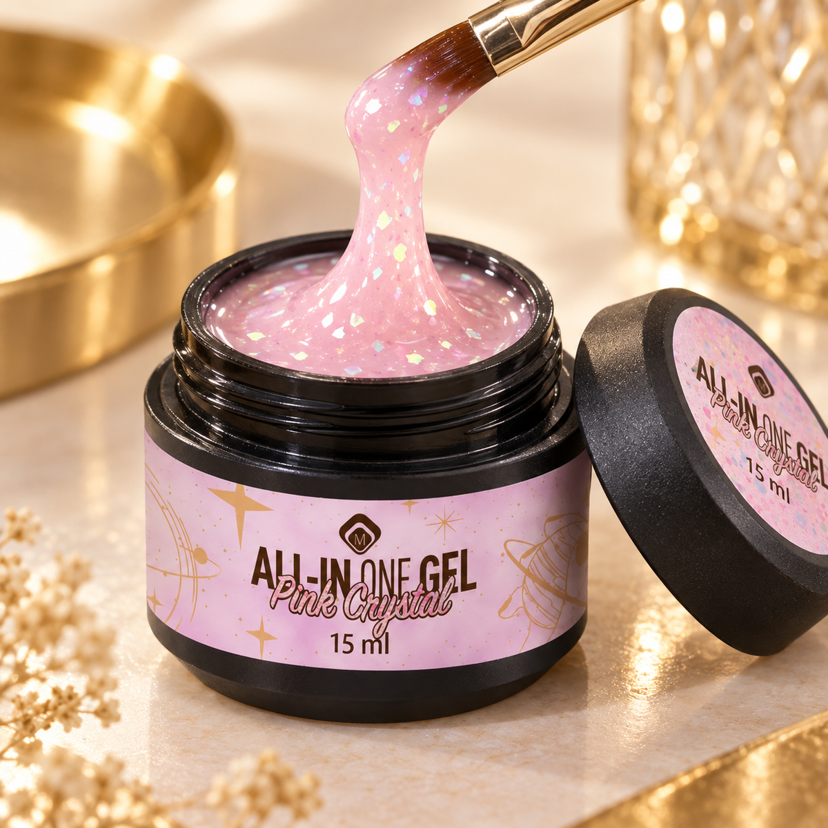 Gel en textuur — All in One Gel Pink Crystal