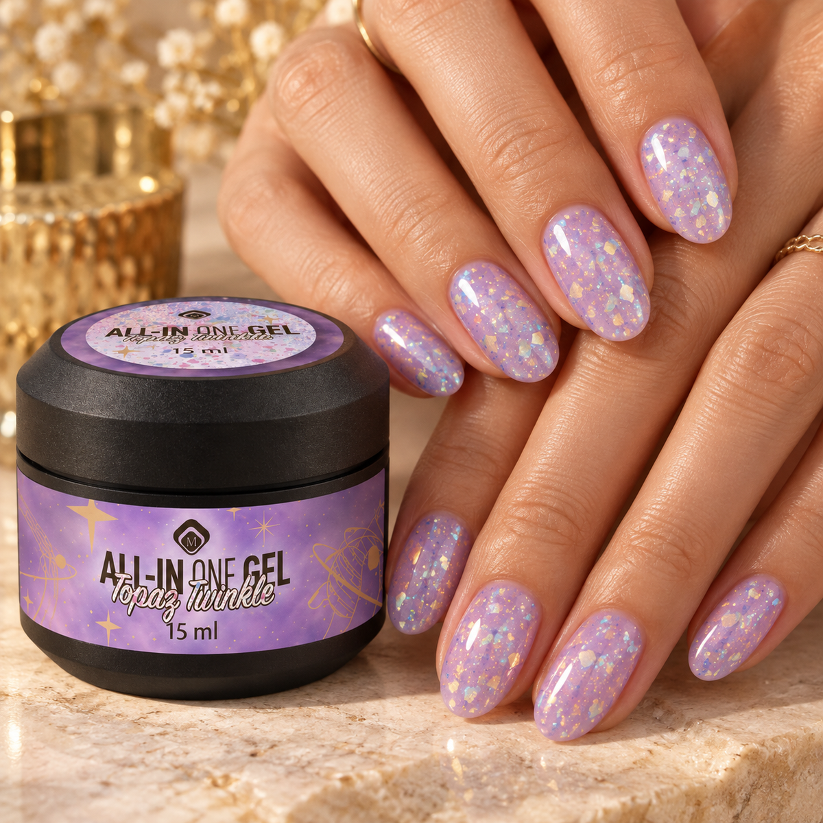 Manicure en sfeer — All in One Gel Topaz Twinkle