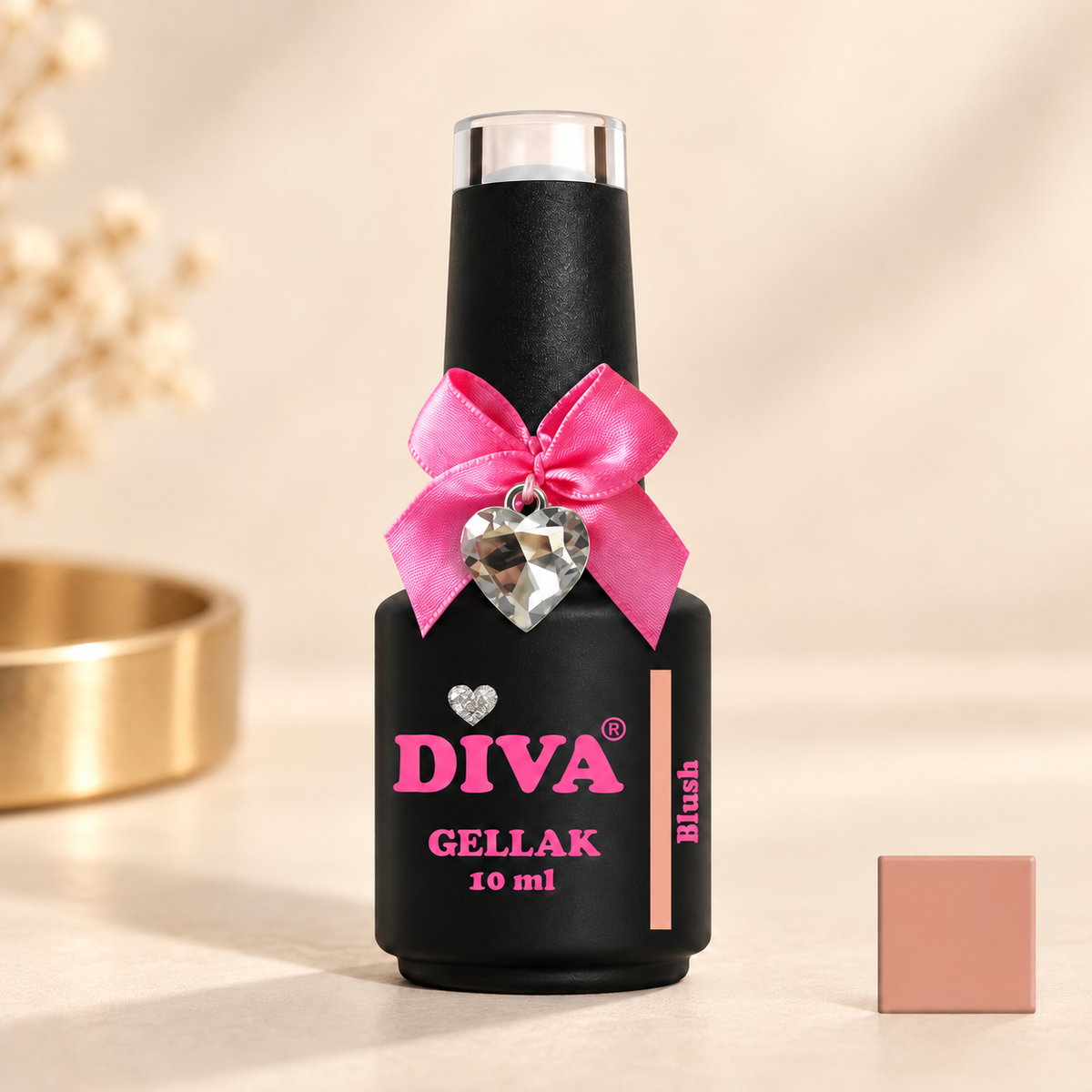 Productfoto met kleurstaal — Blush (shades of perfection)