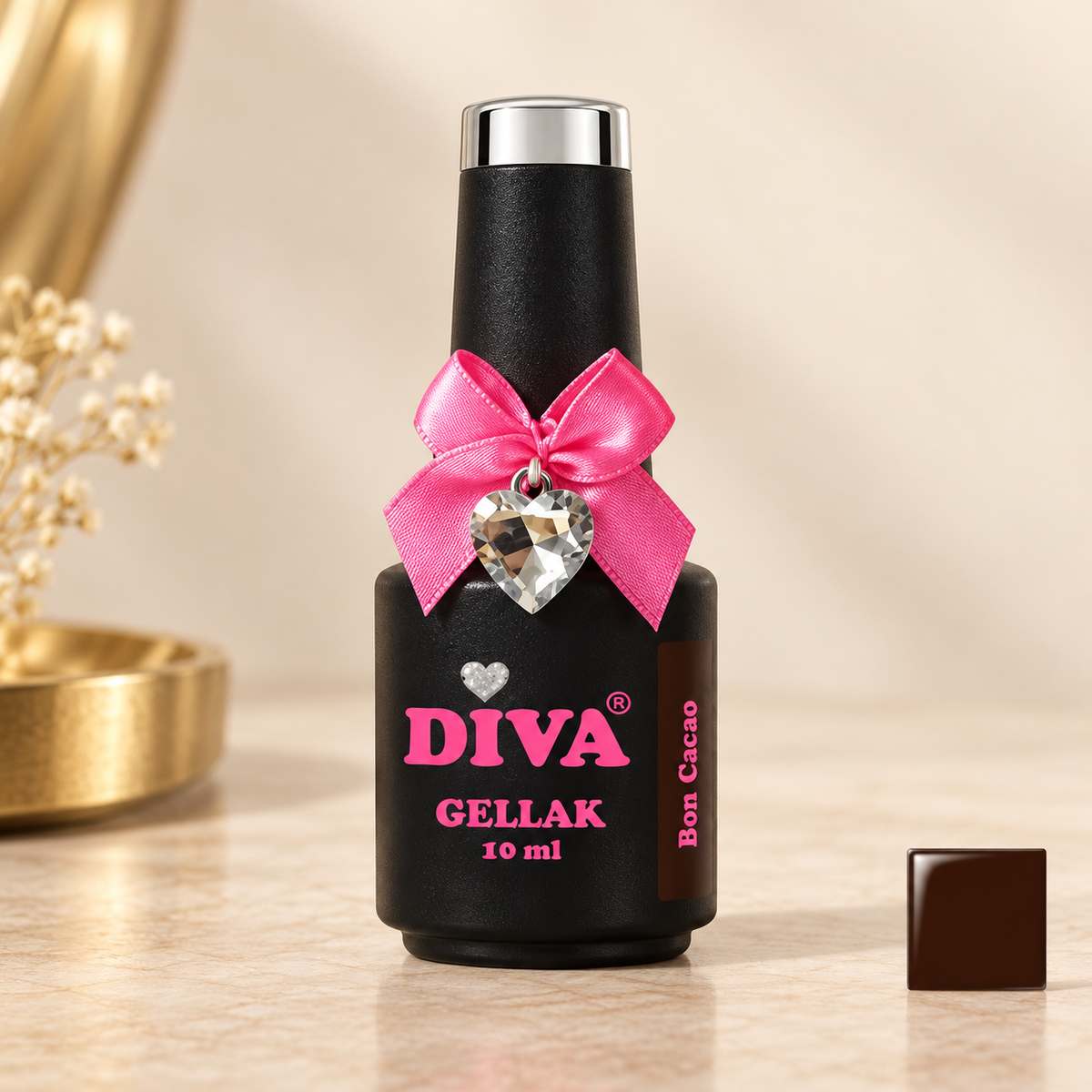 Productfoto met kleurstaal — Bon Cacao (Velvet Valley)