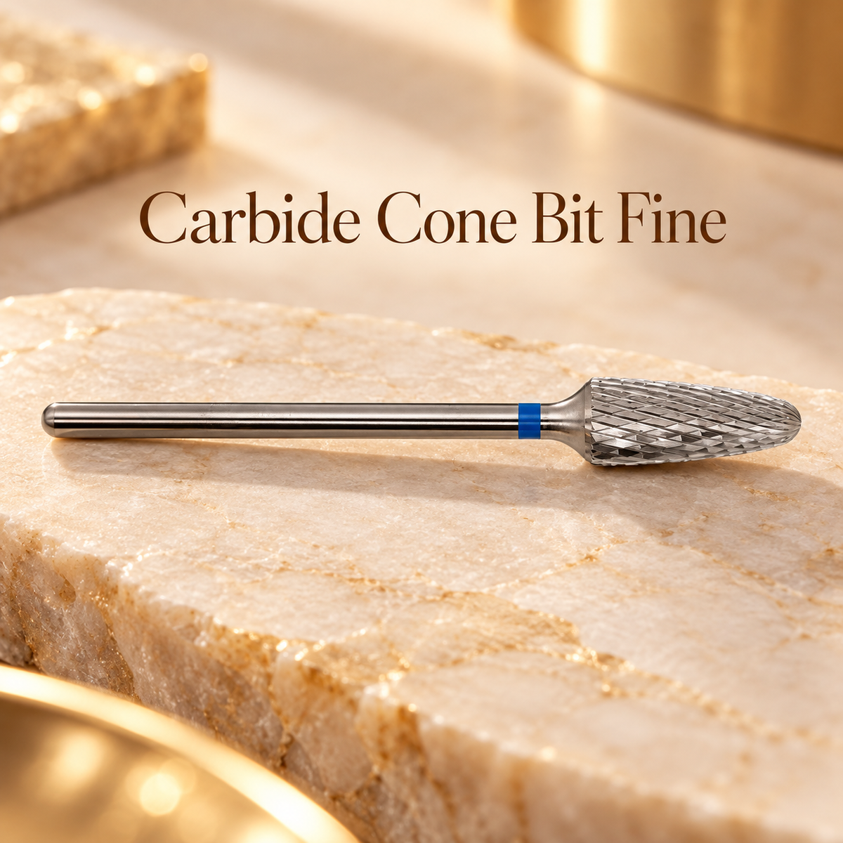 Product en naam — Carbide Cone Bit Fine for Tips and Gel