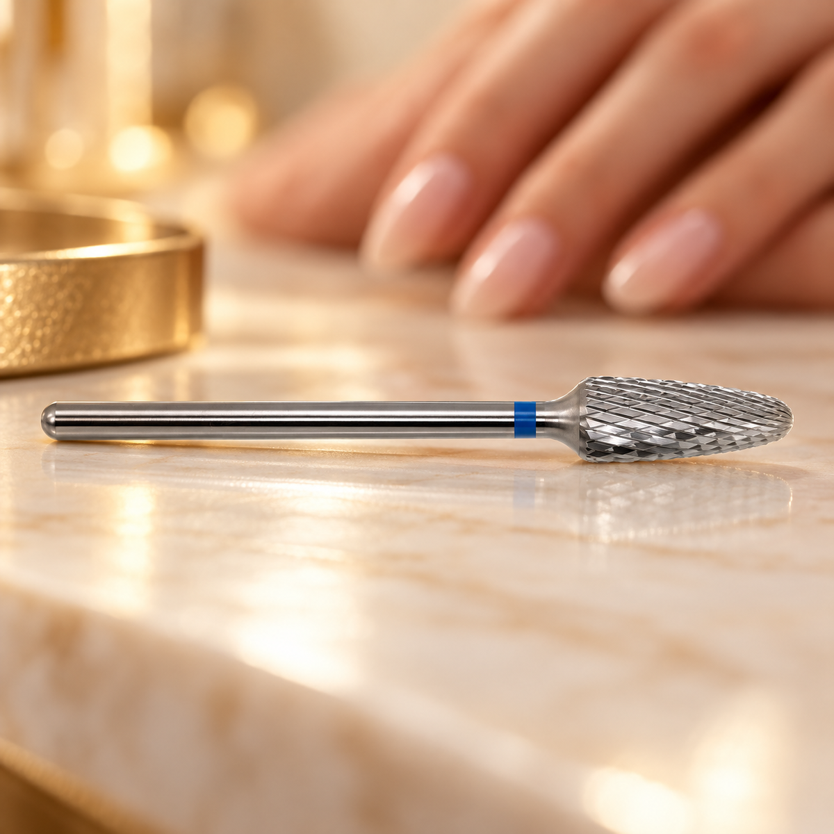 In de salon — Carbide Cone Bit Fine for Tips and Gel