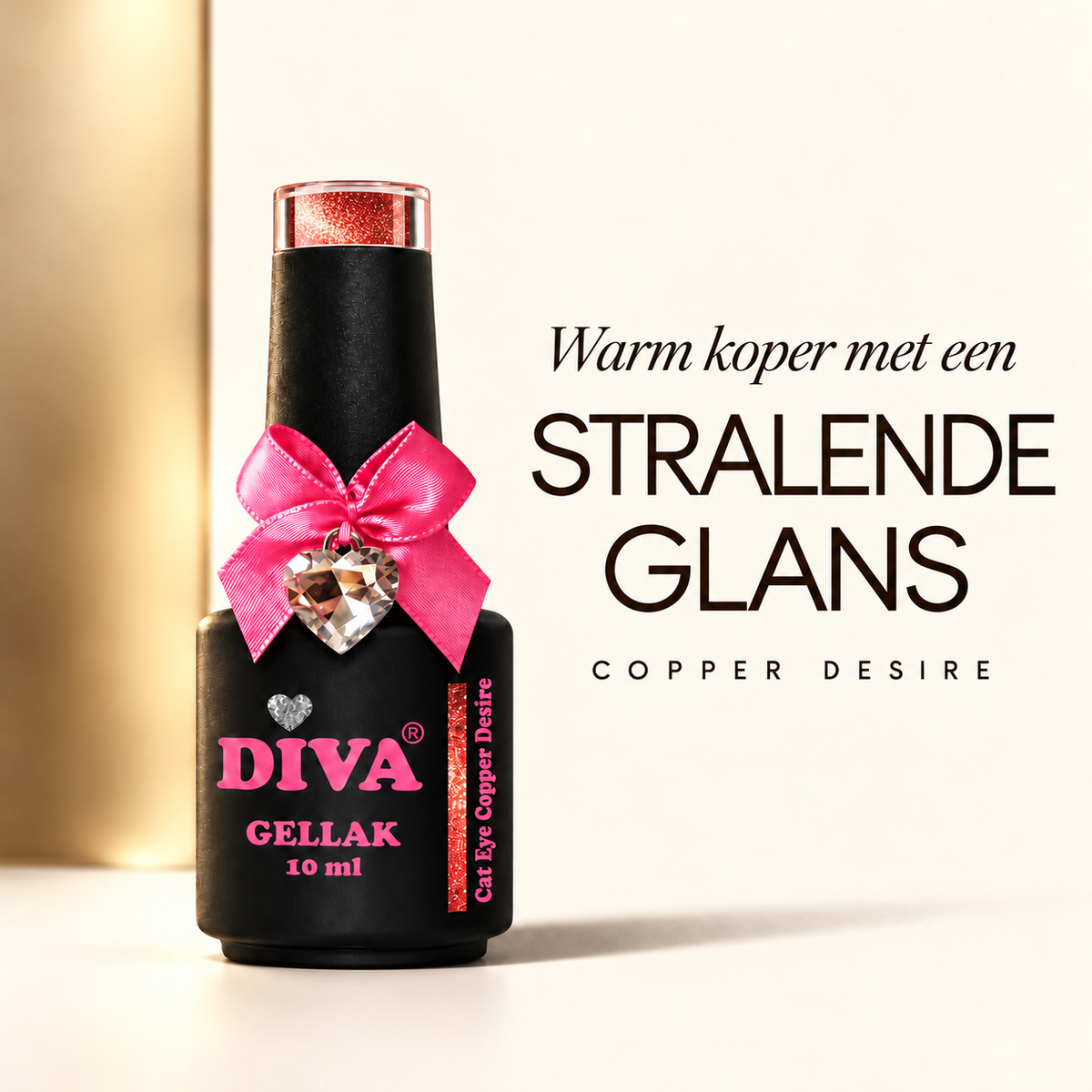 Tekstbeeld — DIVA Gellak Cat Eye Copper Desire 10 ml