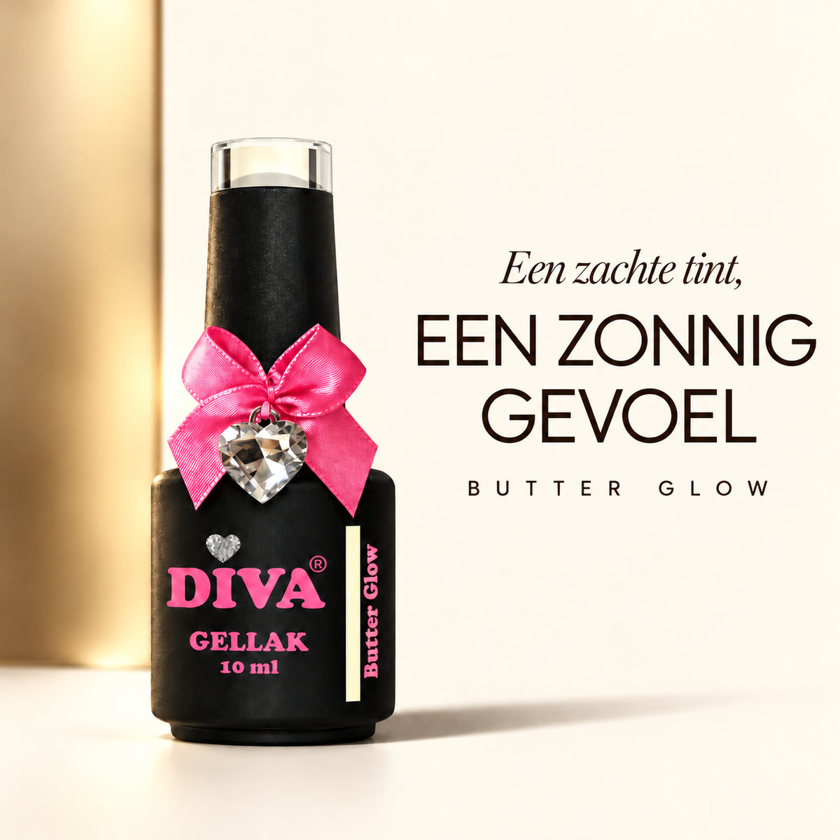 Tekstbeeld — DIVA Gellak Butter Glow 10 ml
