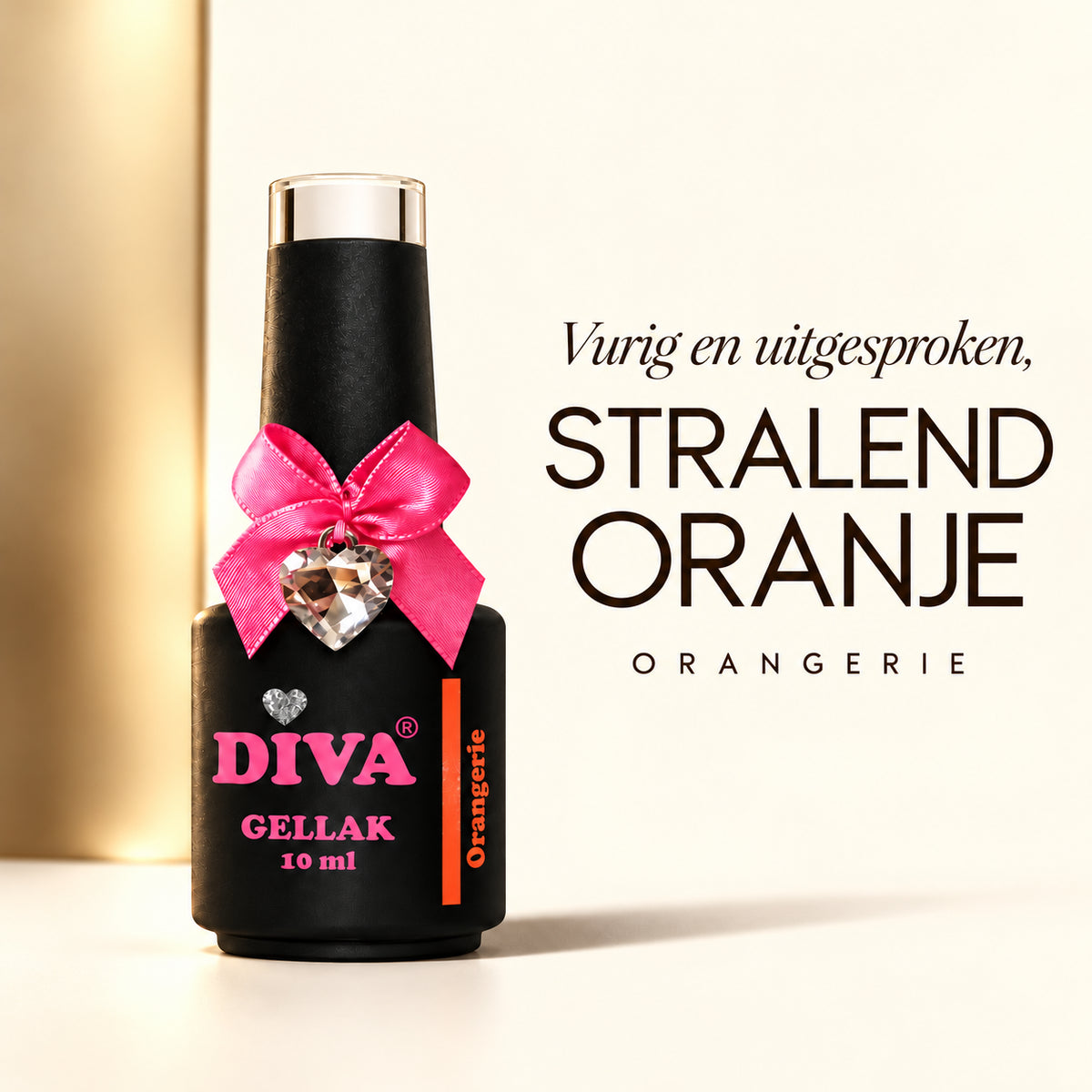 Tekstbeeld — DIVA Gellak Neon Orangerie 10 ml