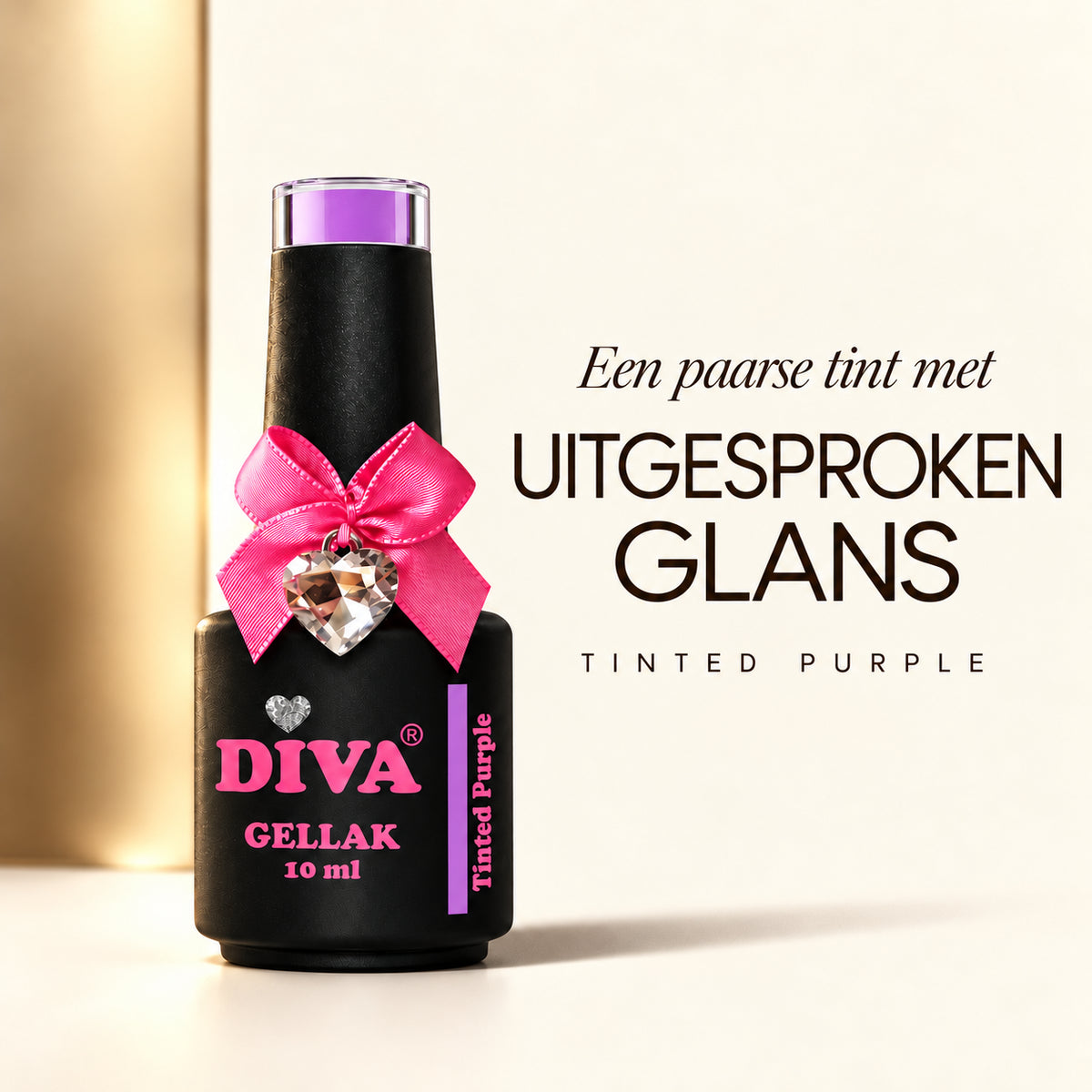 Tekstbeeld — DIVA Gellak Neon Tinted Purple 10 ml