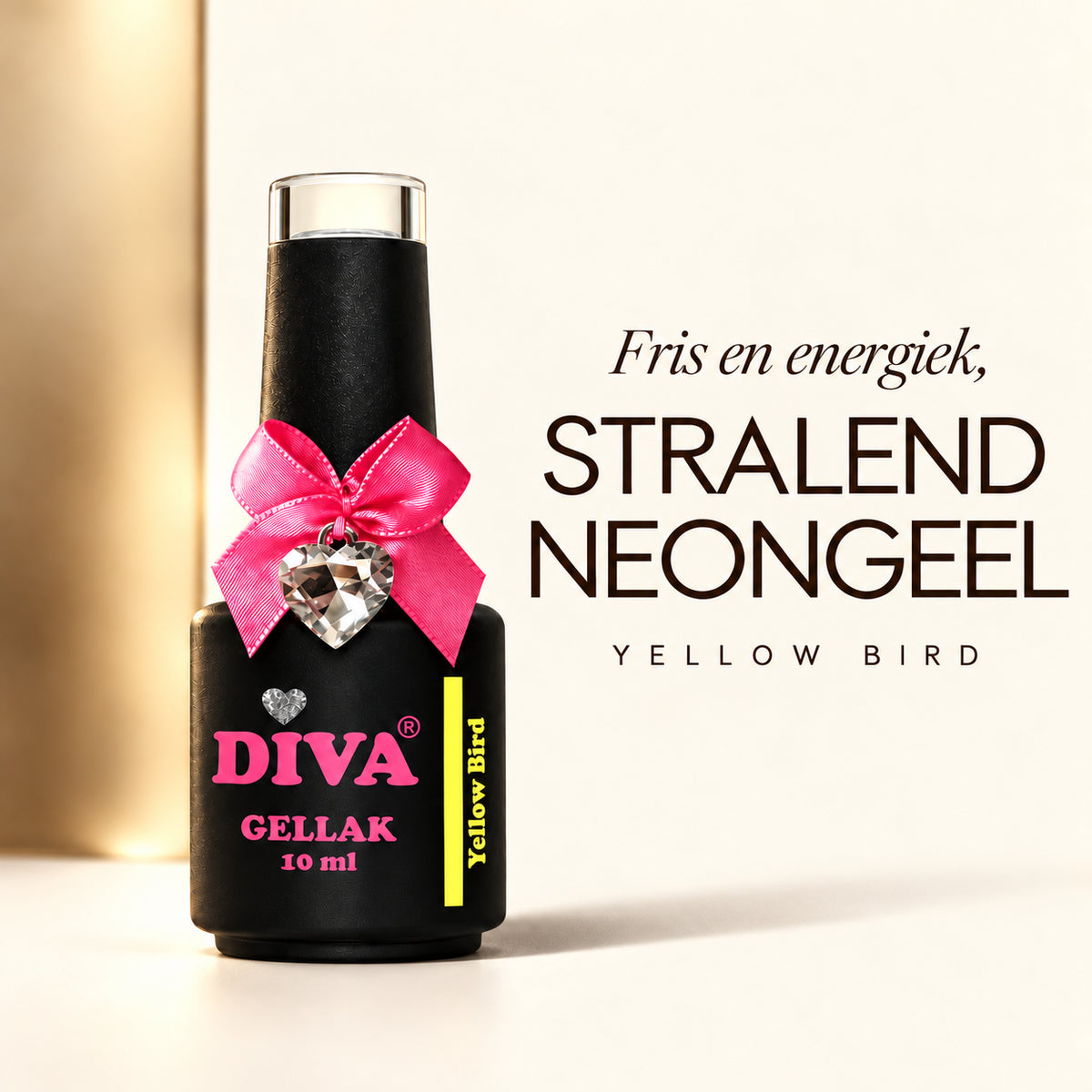 Tekstbeeld — DIVA Gellak Neon Yellow Bird 10 ml