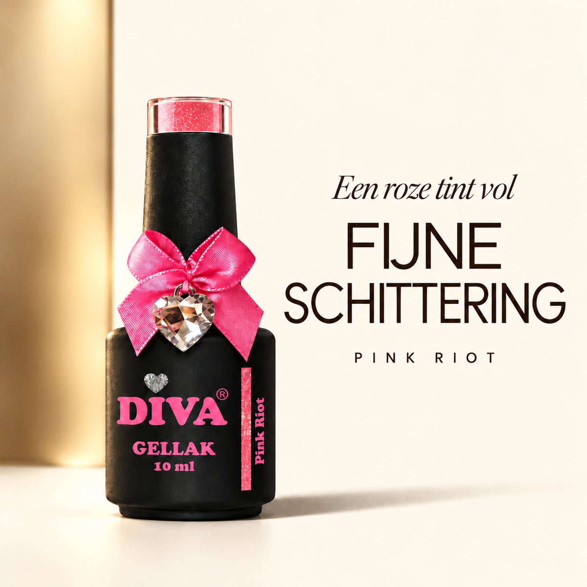 Tekstbeeld — DIVA Gellak Pink Riot 10 ml