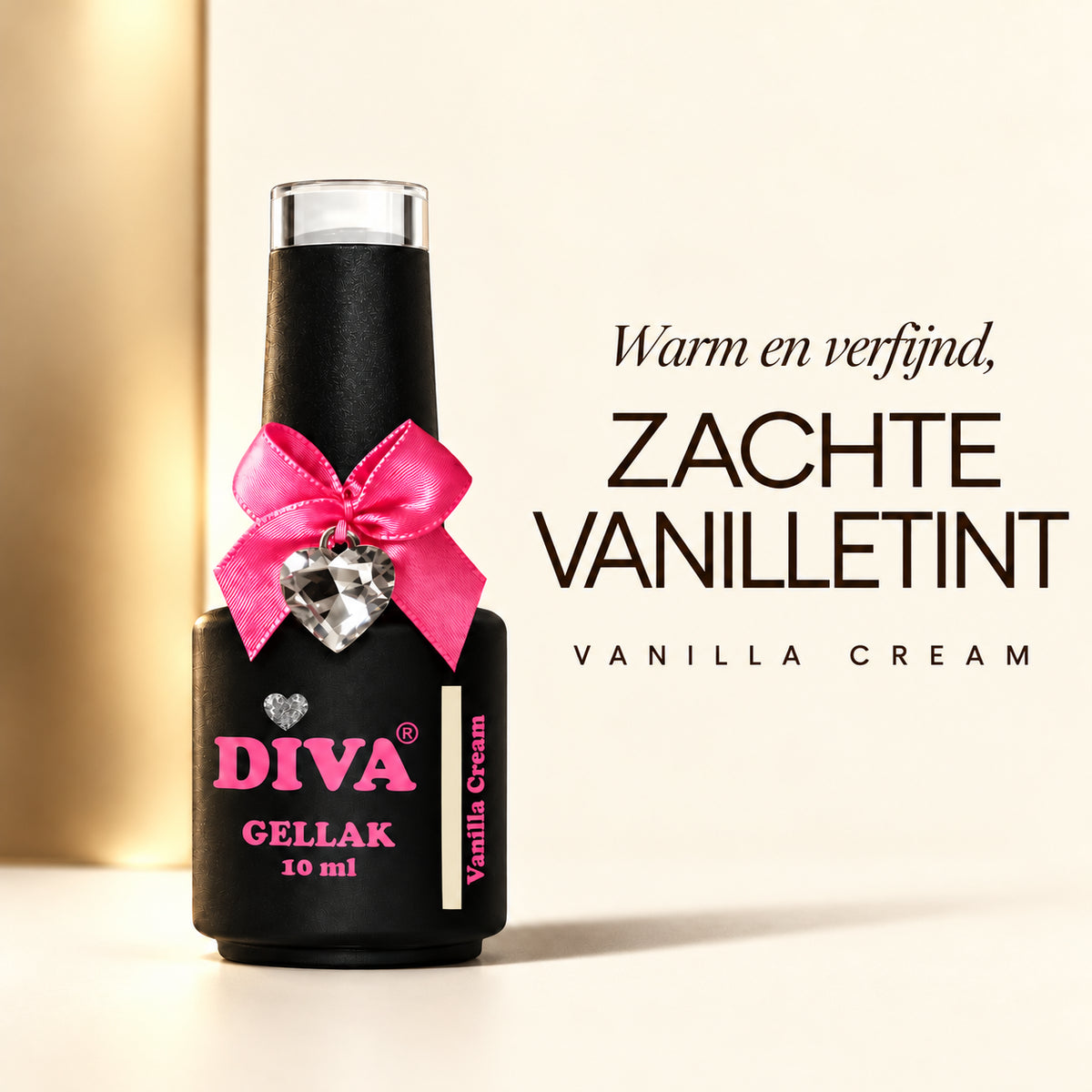 Tekstbeeld — DIVA Gellak Vanilla Cream 10 ml