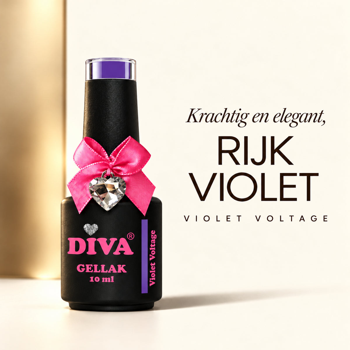 Tekstbeeld — DIVA Gellak Violet Voltage 10 ml #