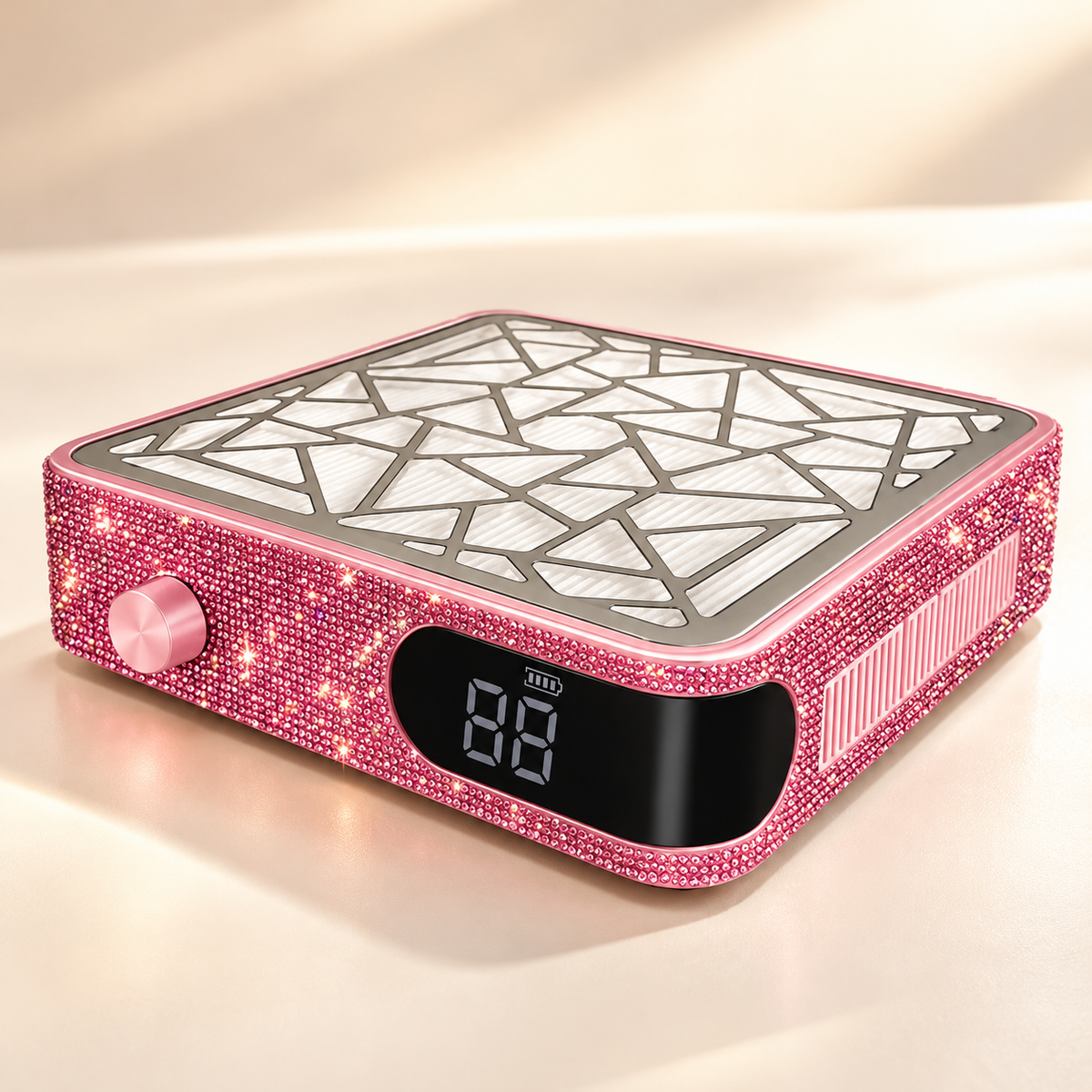 Productfoto — Diva's Speed Nail Dust Collector Pink Rhinestones