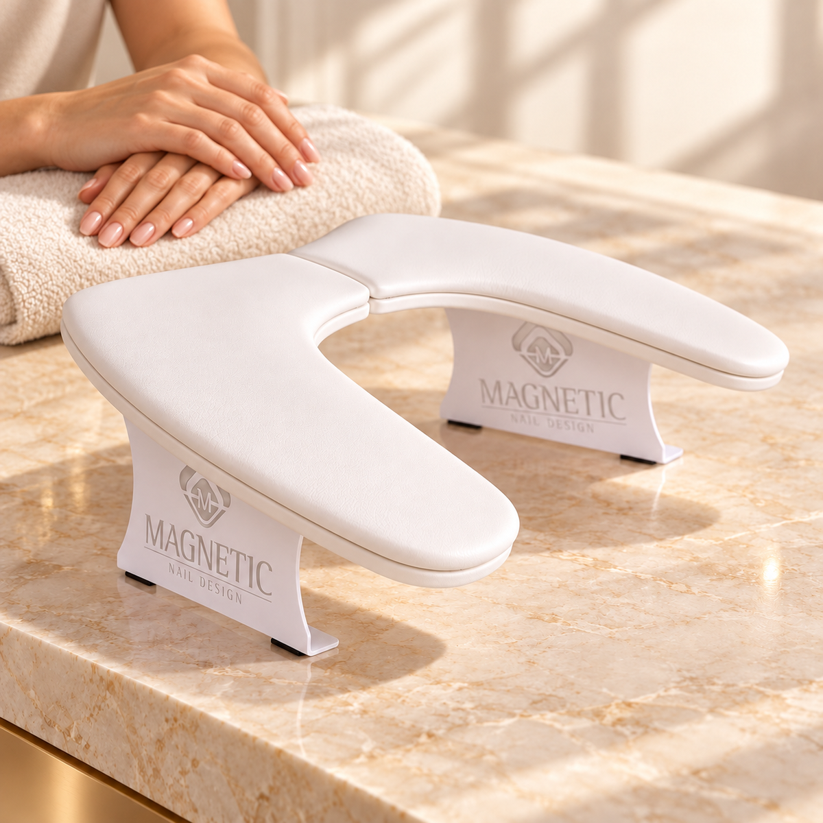 Manicure sfeerbeeld — Ergo Arm Rest  White