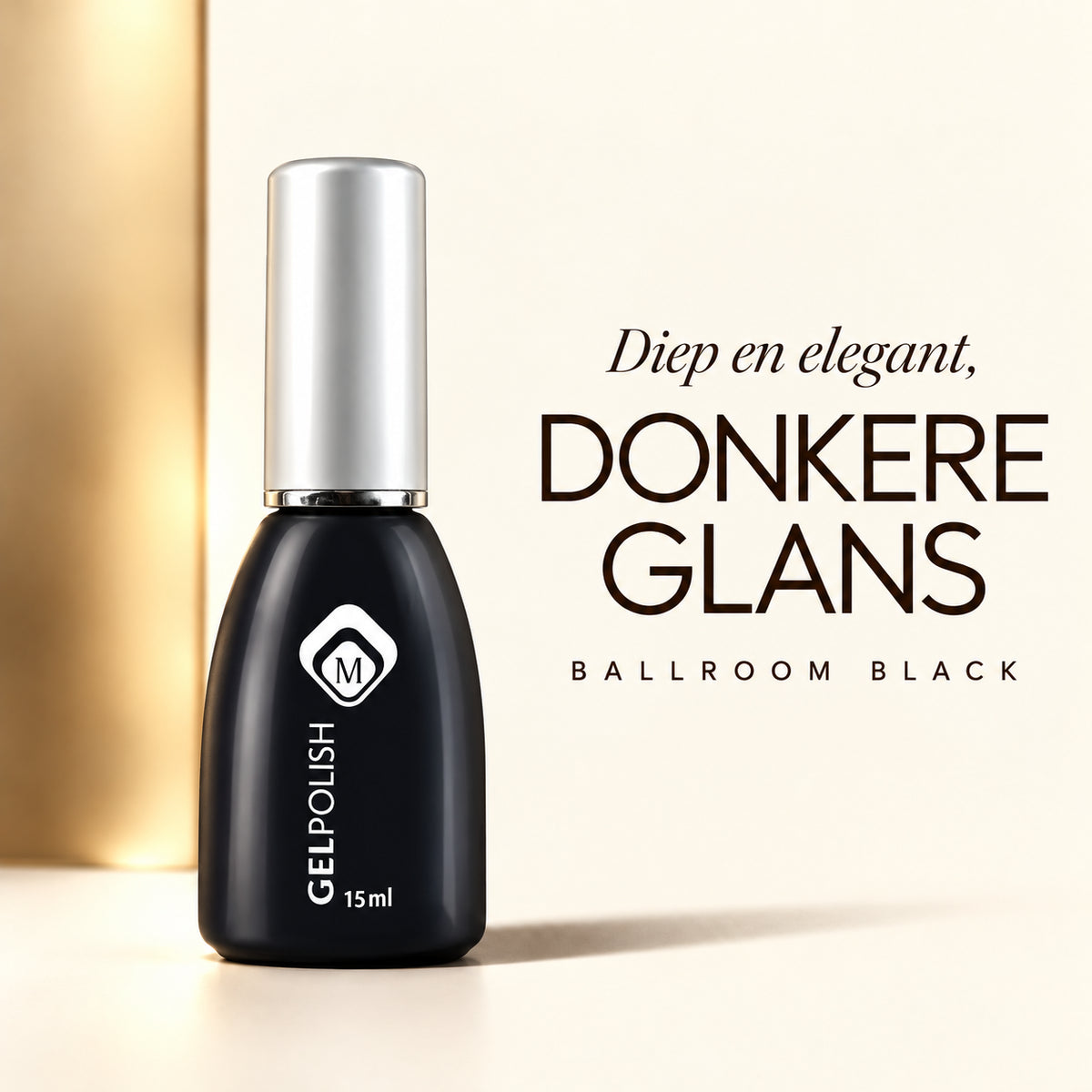 Tekstbeeld — Gelpolish Ballroom Black 15 ml