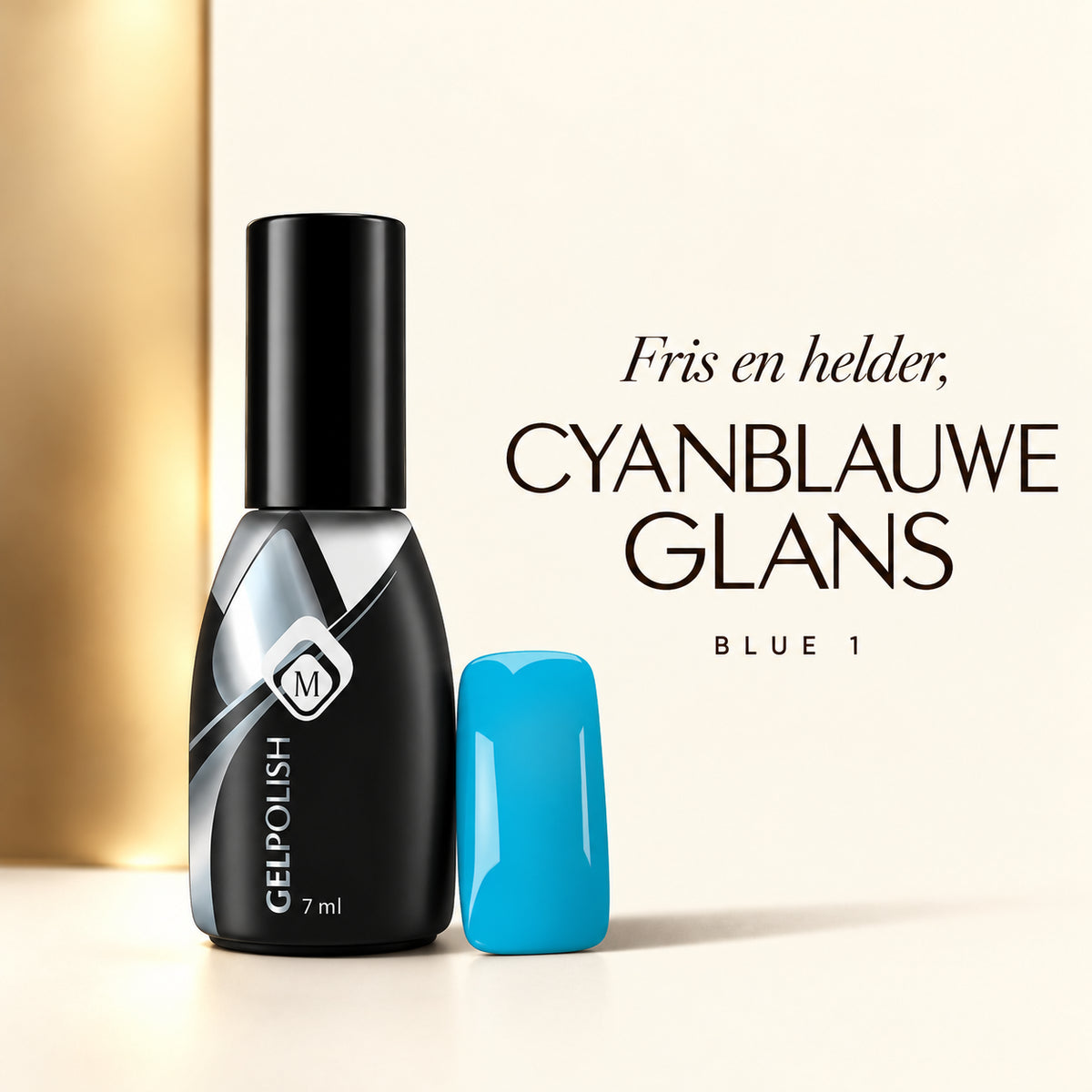 Tekstbeeld — Gelpolish Blue 1