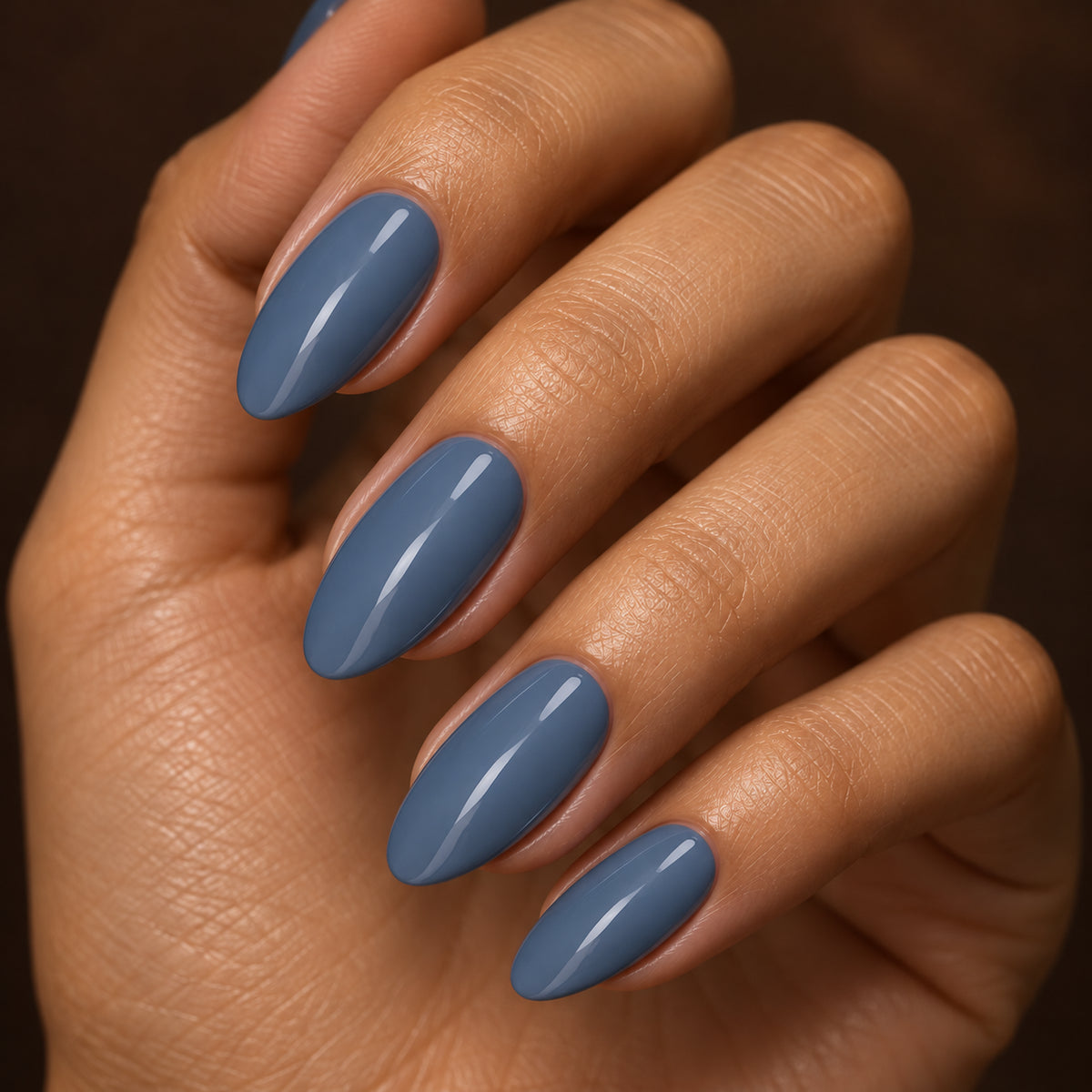 Nagels van dichtbij — Gelpolish Blue 2