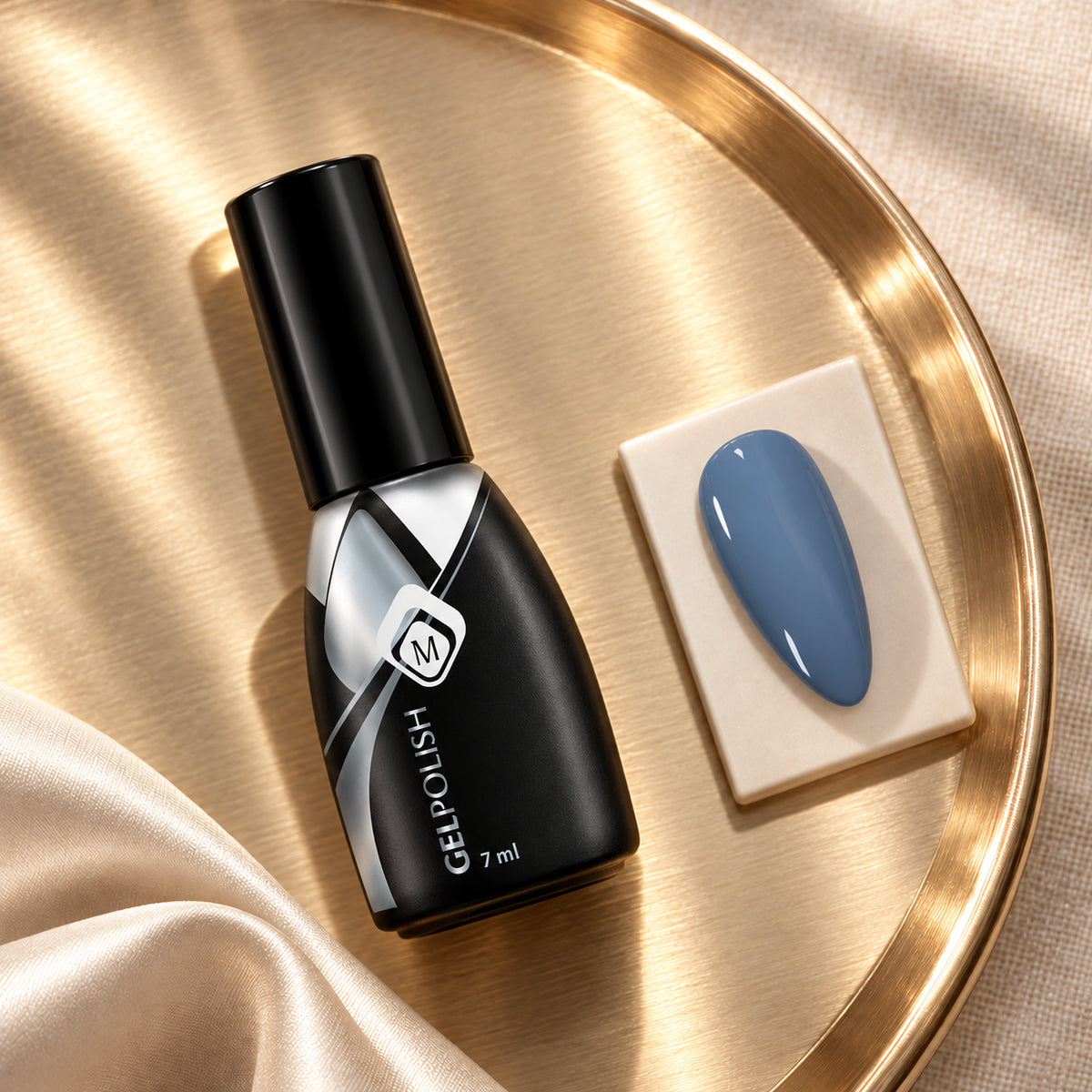 Gouden flatlay — Gelpolish Blue 2