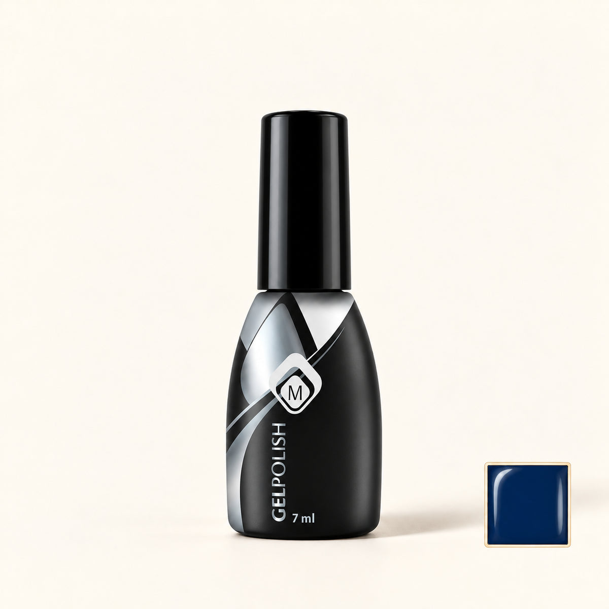 Productfoto met kleurstaaltje — Gelpolish Blue 4