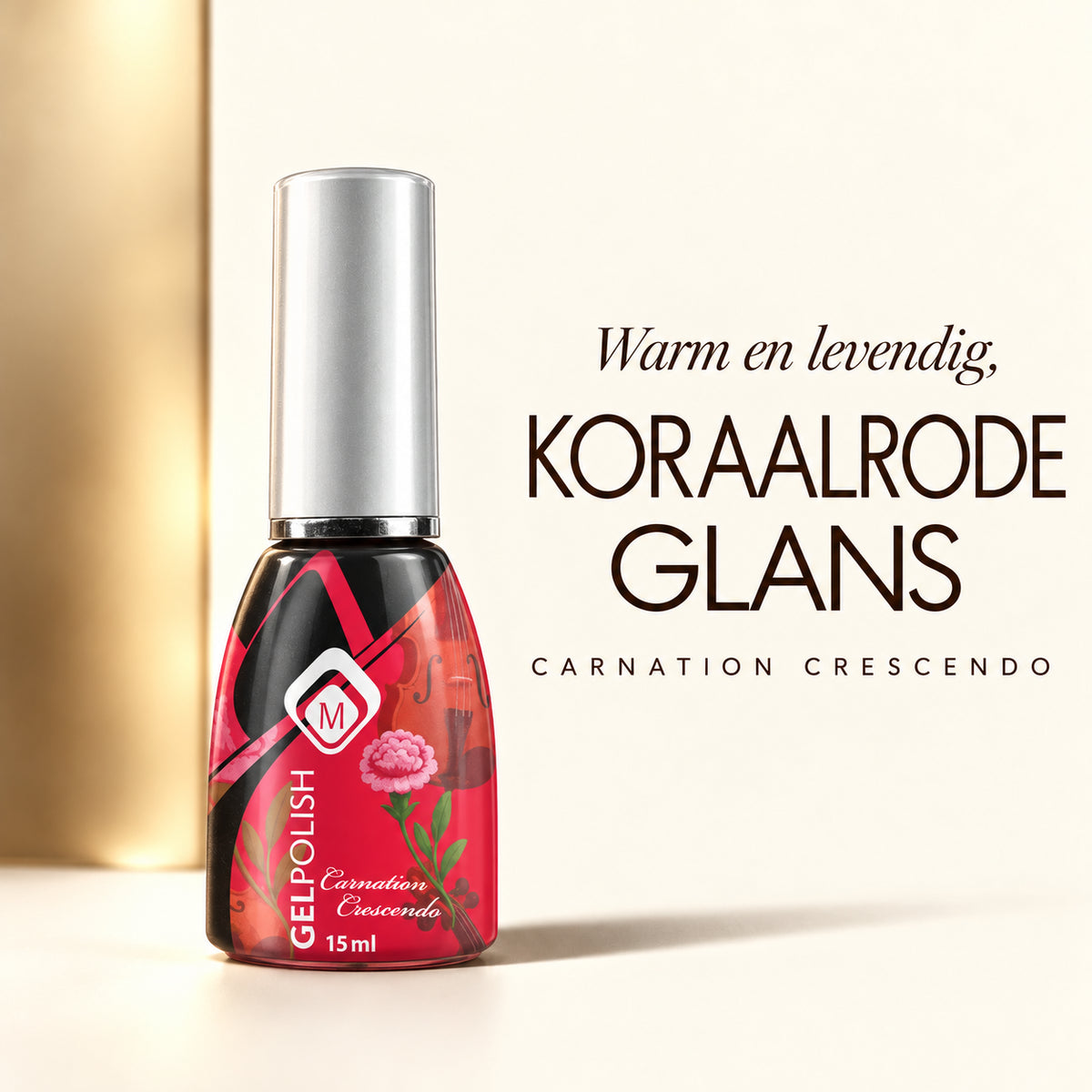 Tekstbeeld — Gelpolish Carnation Crescendo