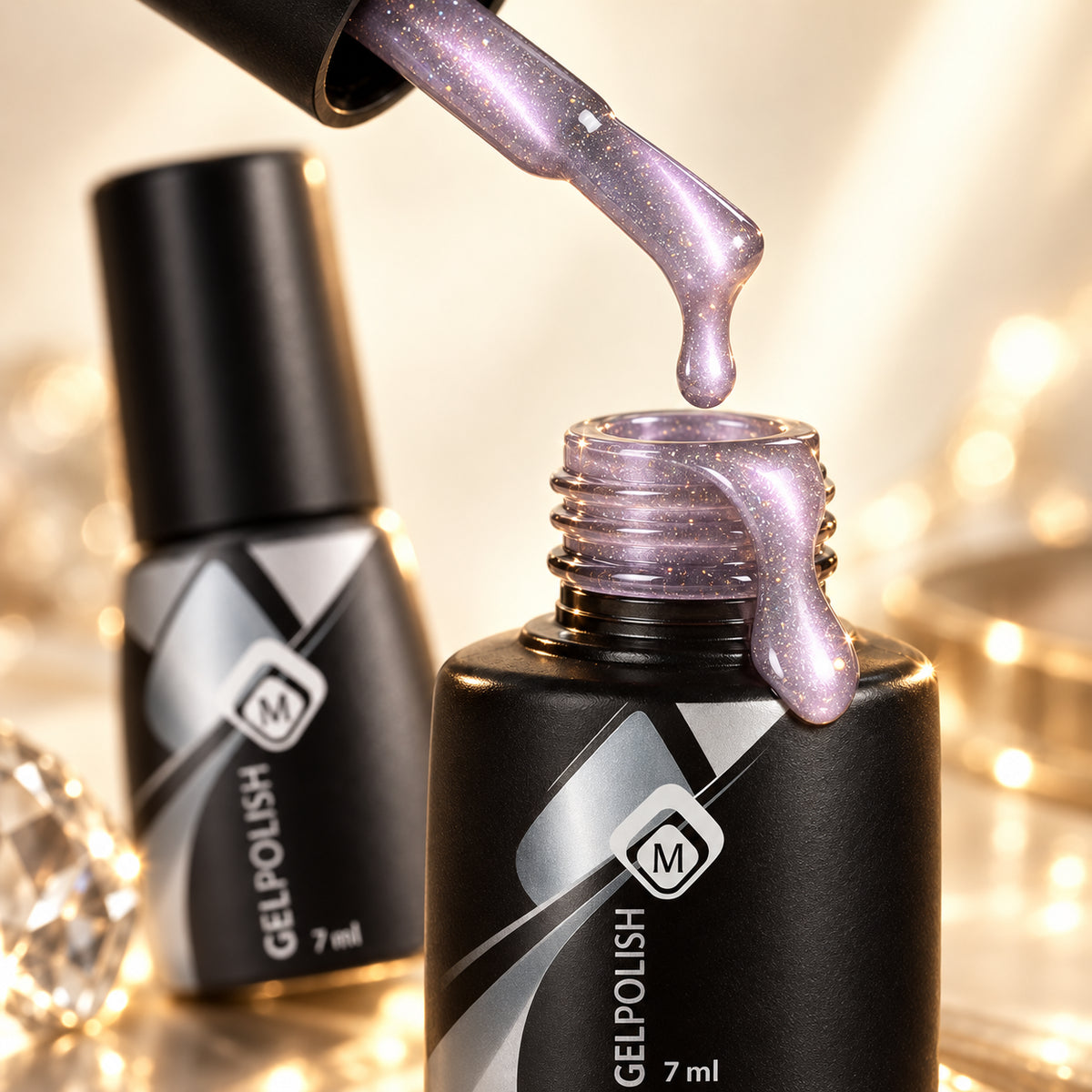 Druppel- en textuurdetail — Gelpolish Cateye 10