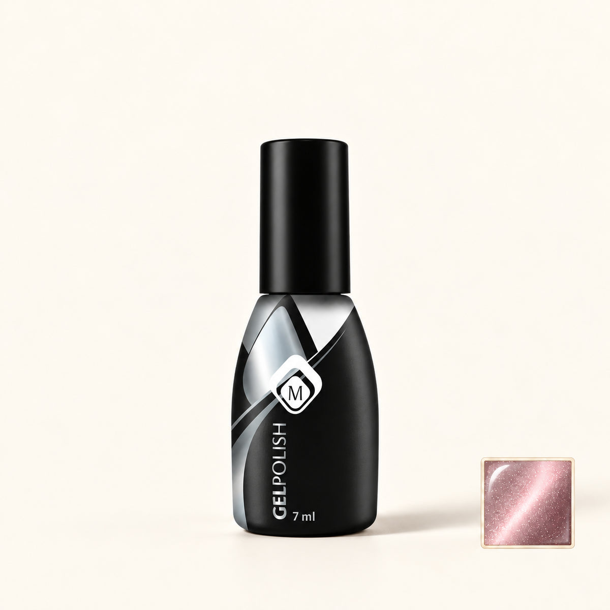 Productfoto met kleurstaaltje — Gelpolish Cateye 9