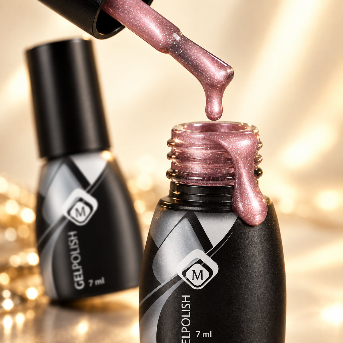 Druppel- en textuurdetail — Gelpolish Cateye 9